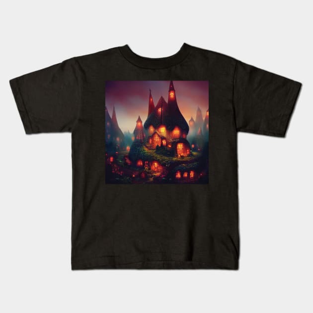 Leave A Light On! Kids T-Shirt by MyMagicalPlace